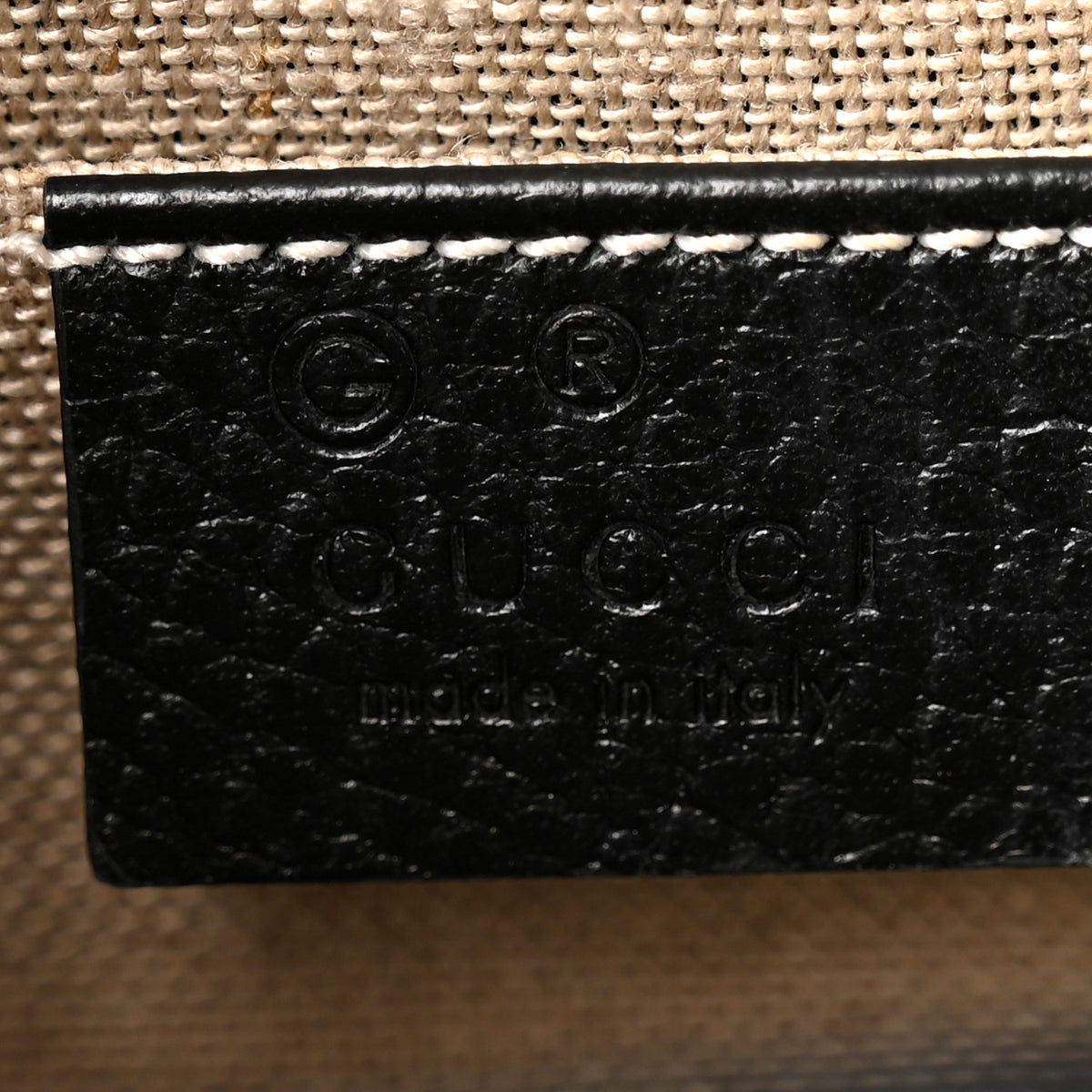 Dollar Calfskin Small Interlocking G Shoulder Bag Black