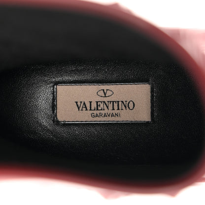 Valentino Garavani Rubber Rockstud Short Rainboots 38 Red 6 of 7