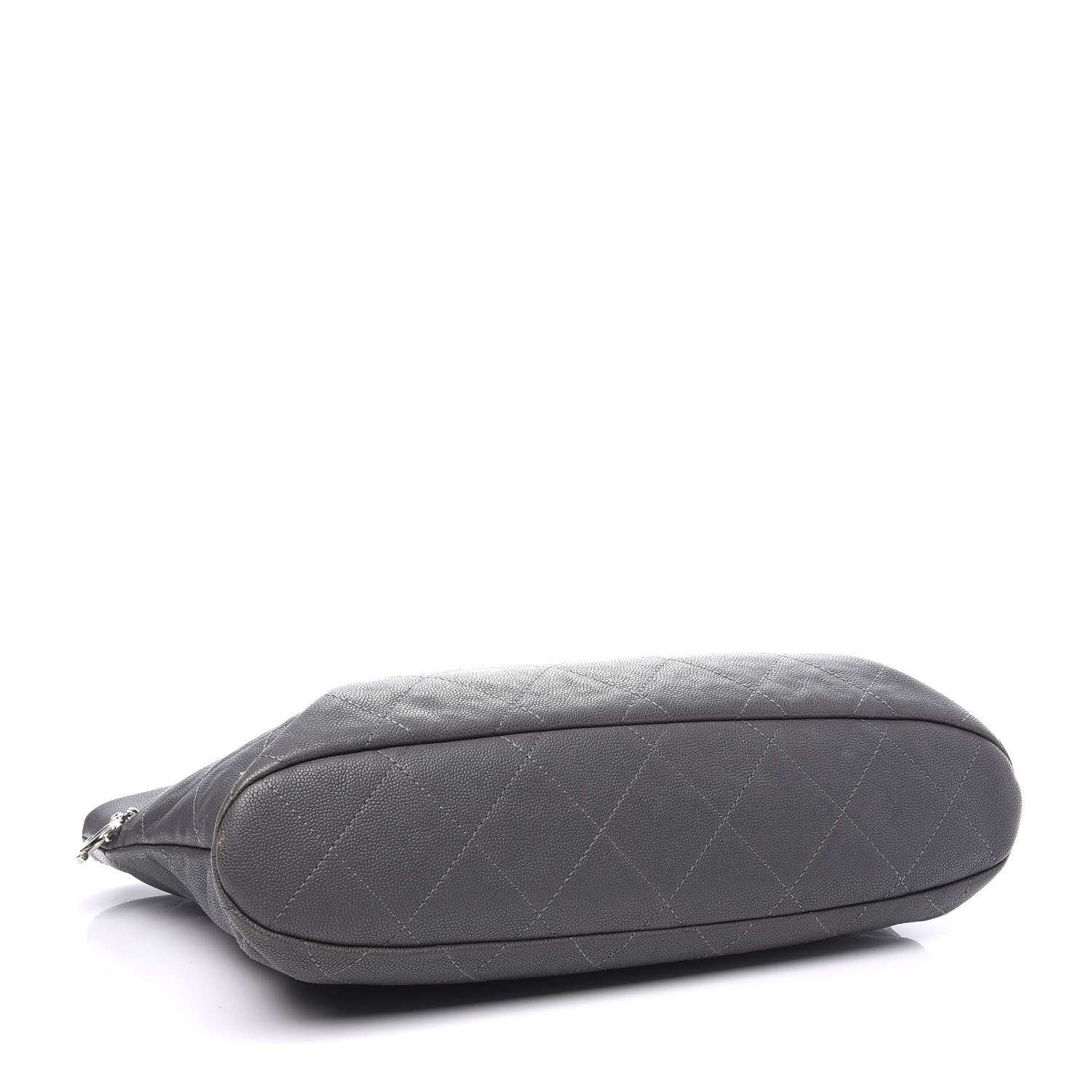 Chanel Caviar Quilted Shopping Tote Grey 3 of 11