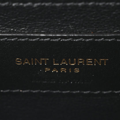 Saint Laurent Grain De Poudre Small Monogram Kate Satchel Black 6 of 10