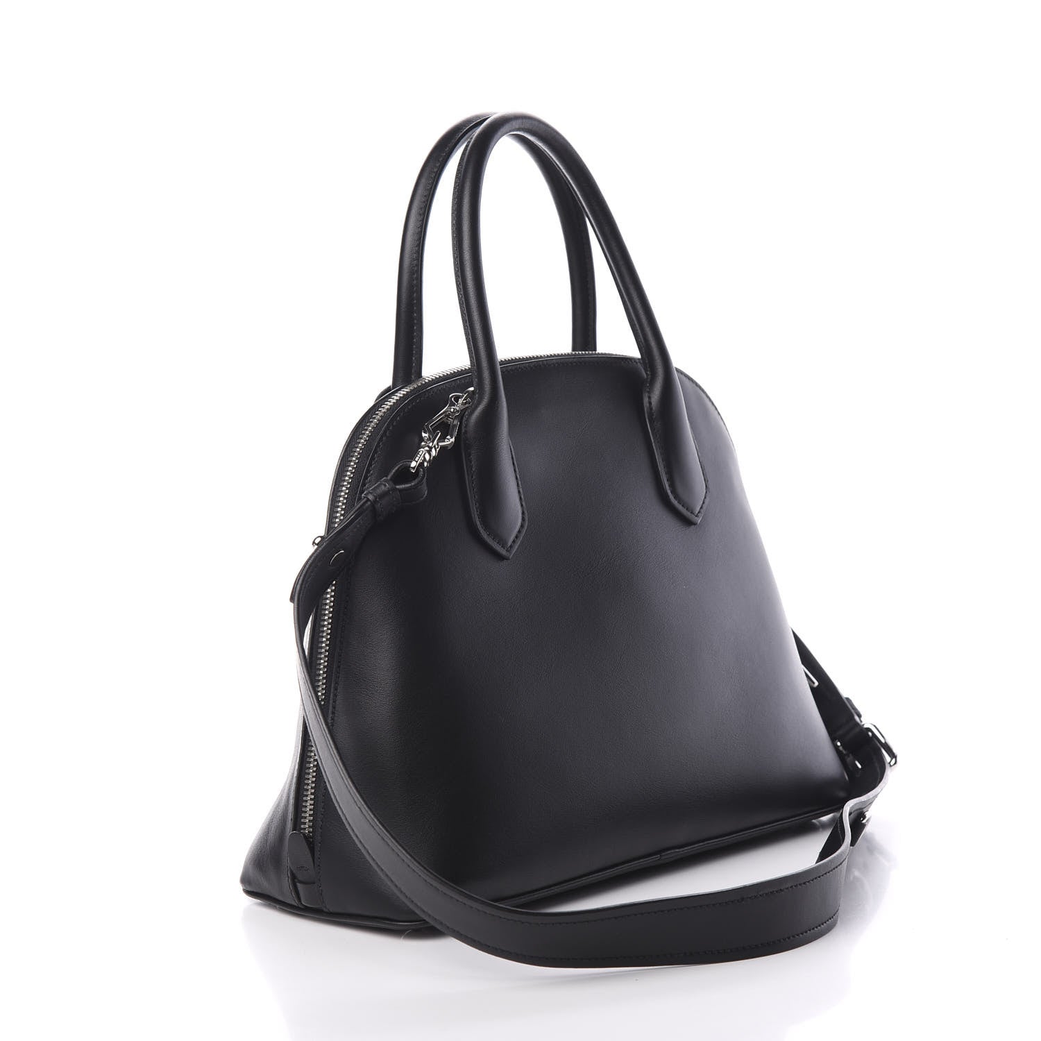 Prada City Calfskin Flame Promenade Tote Black 2 of 8