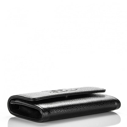 Chanel Caviar Timeless CC Flap Card Holder Black 4 of 8