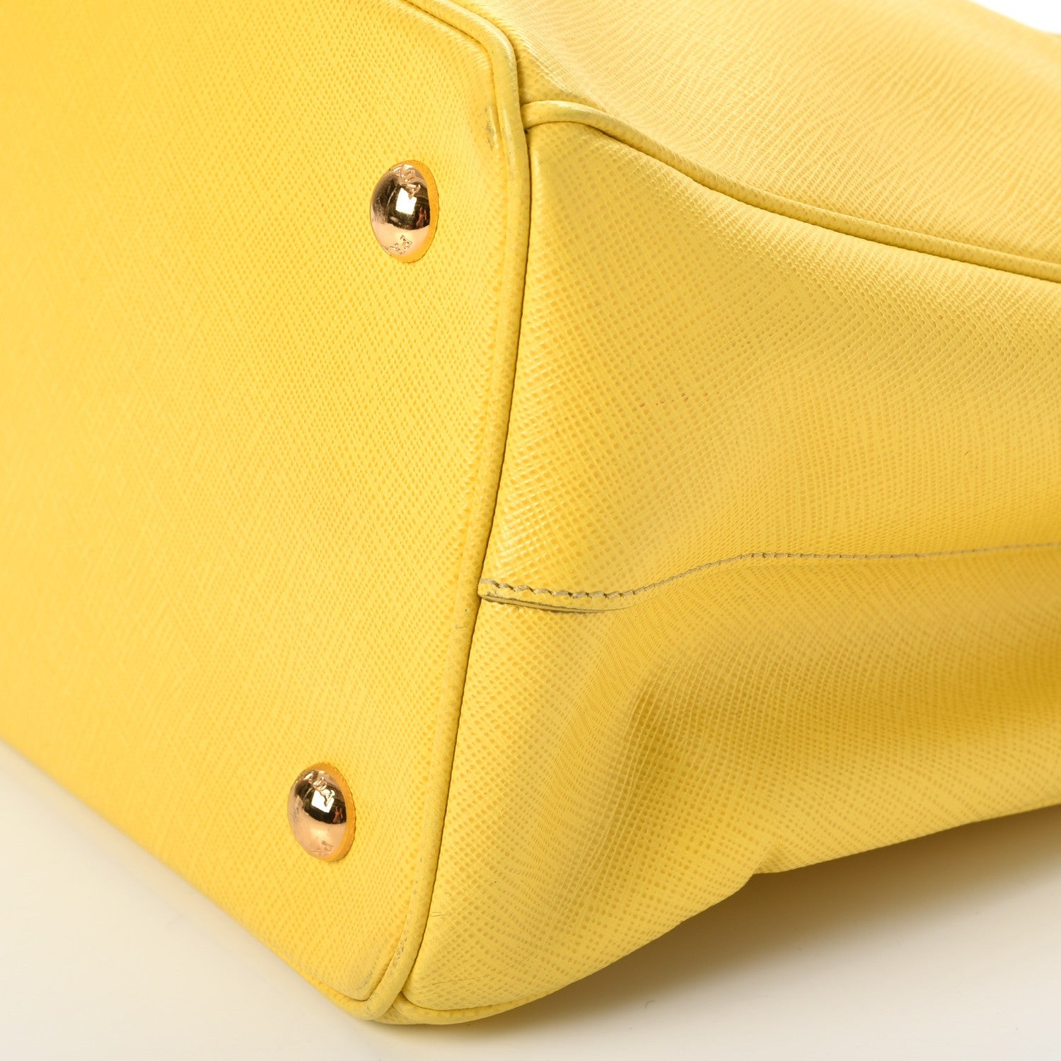 Prada Saffiano Lux Medium Tote Girasole 13 of 15