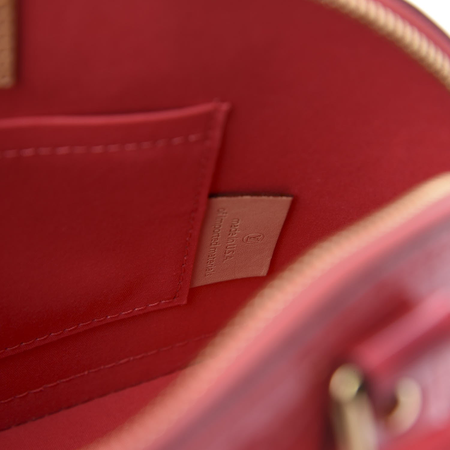 Louis Vuitton Vernis Alma BB Rose Litchi 11 of 13