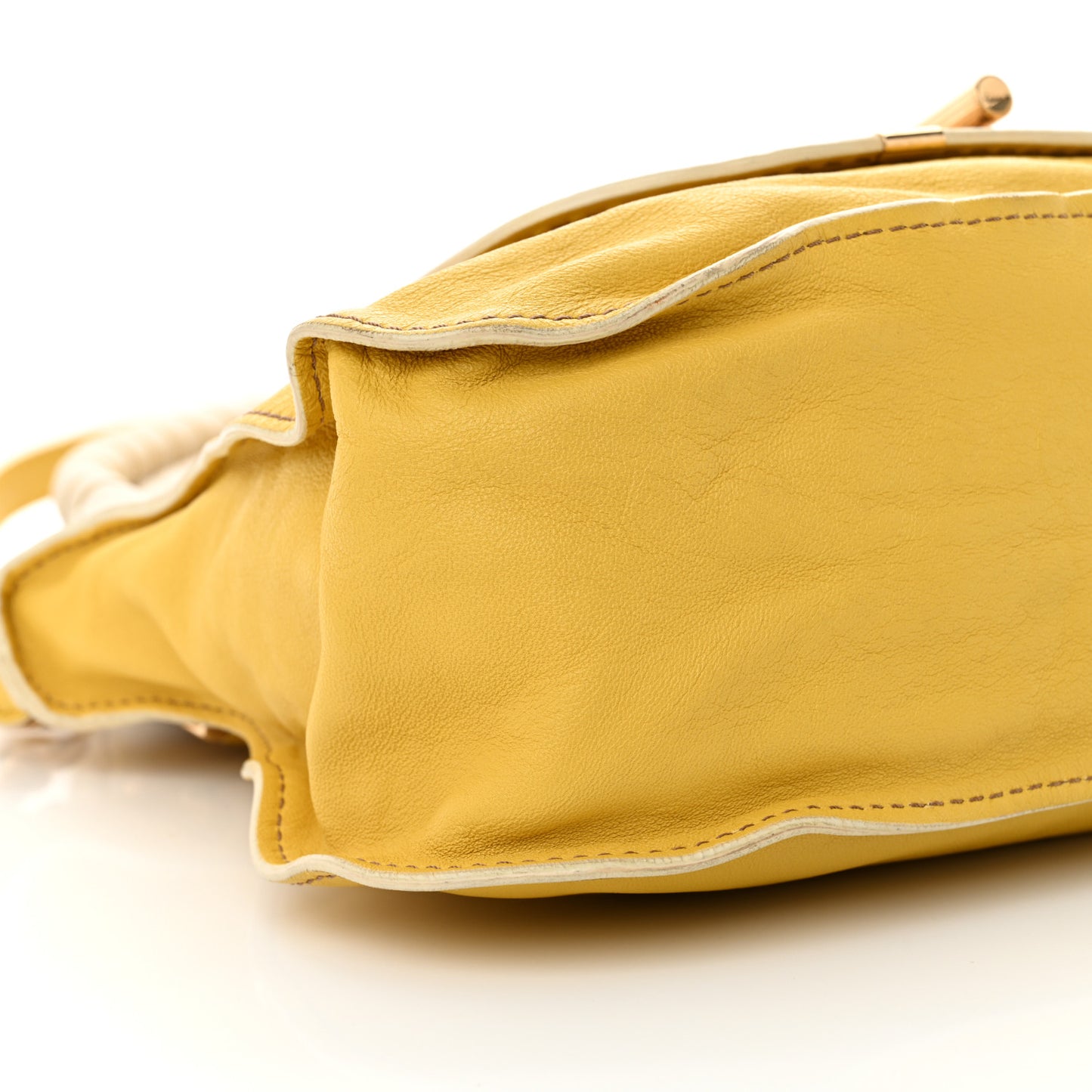 Calfskin Medium Marcie Lock Satchel Mimosa