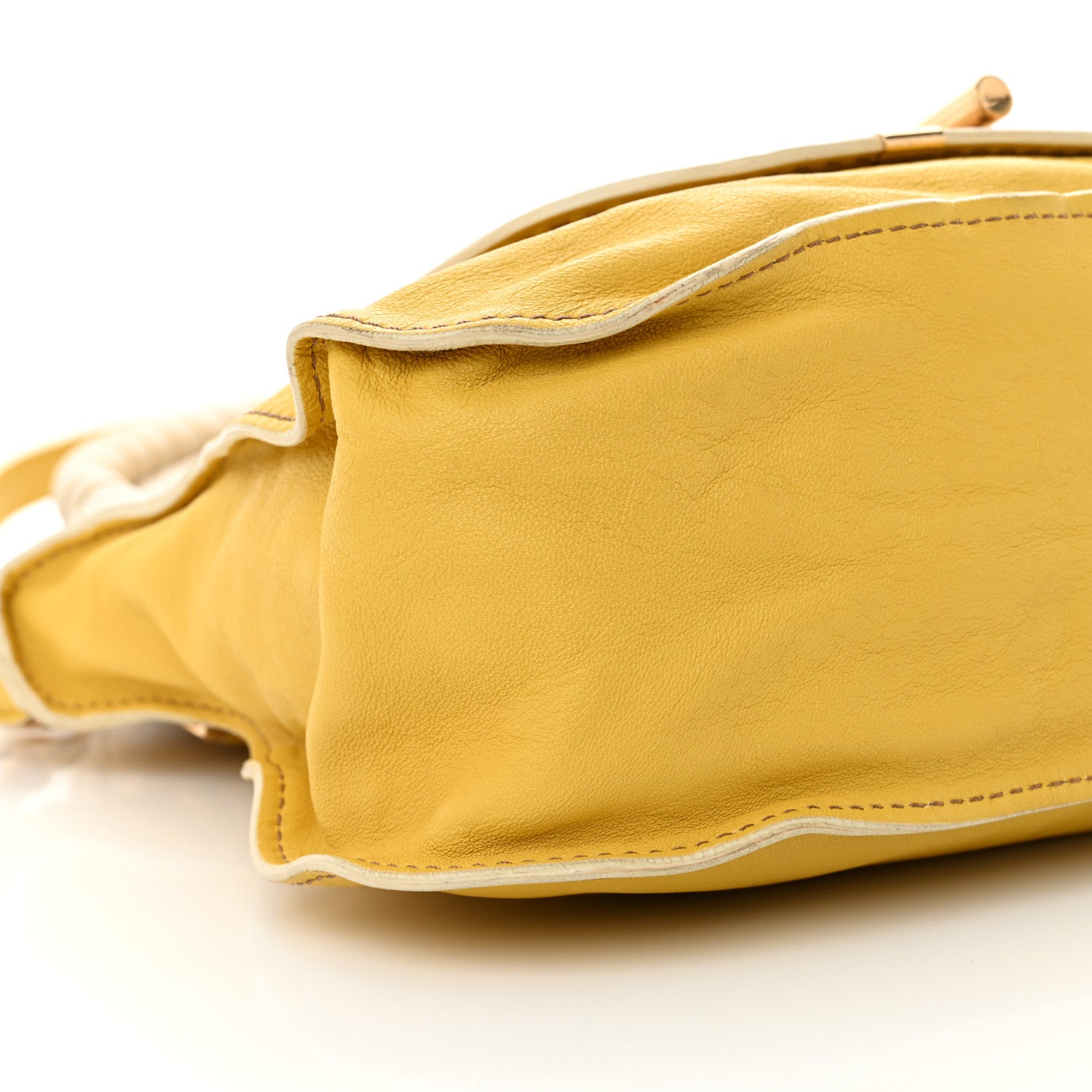 Chloe Calfskin Medium Marcie Lock Satchel Mimosa 9 of 13