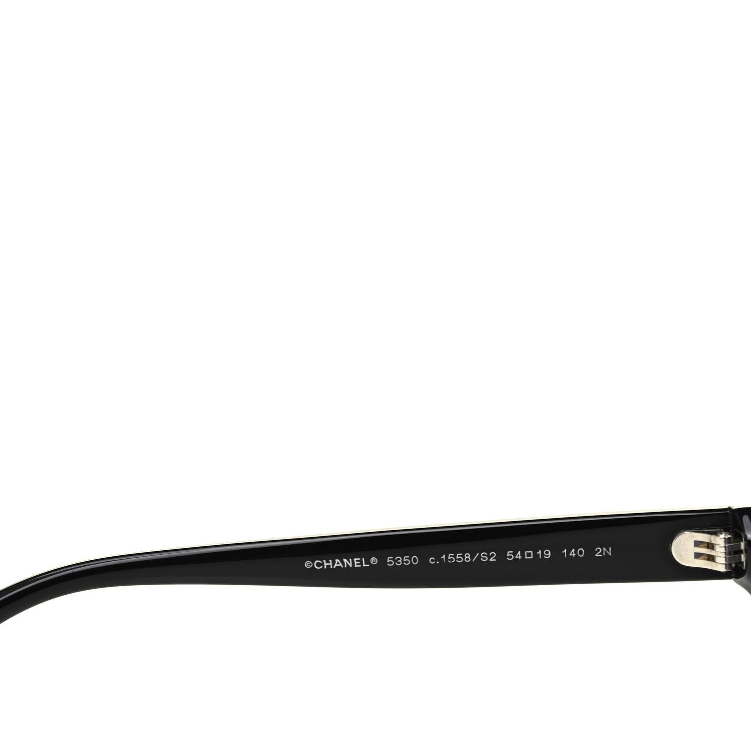 Chanel Acetate CC Cat Eye Summer Sunglasses 5350 Black 5 of 8