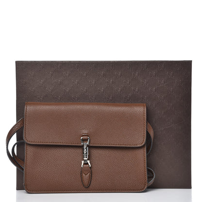 Gucci Grand Prix Calfskin Jackie Convertible Shoulder Bag Nut Brown 9 of 9