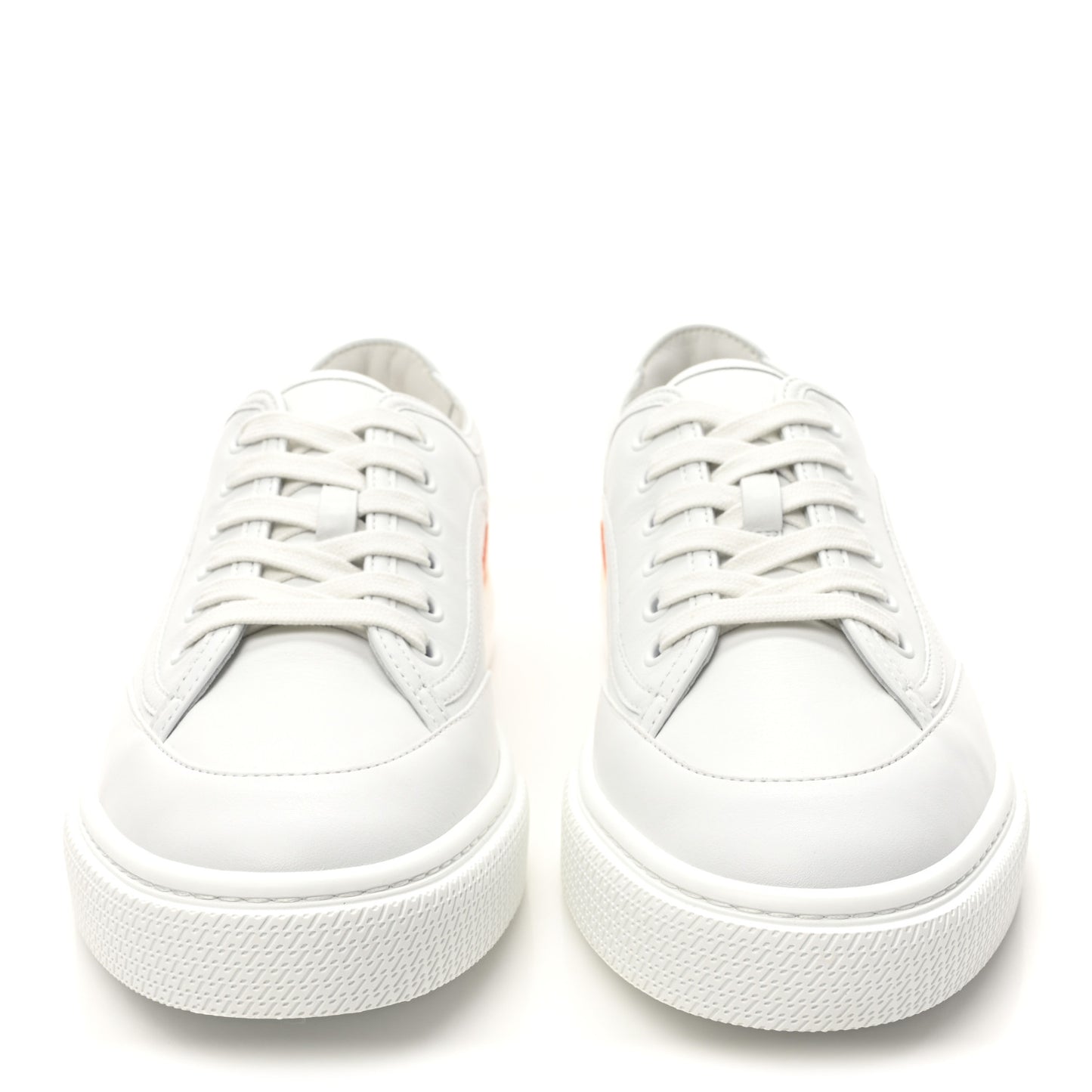 Calfskin Alligator Womens Get Sneakers 38 White