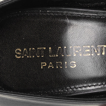 Saint Laurent Calfskin Opyum 110 Pumps 39 Black Gold 7 of 7