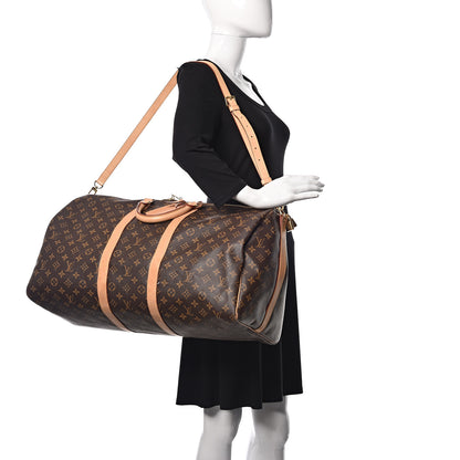 Louis Vuitton Monogram Keepall Bandouliere 55 2 of 13