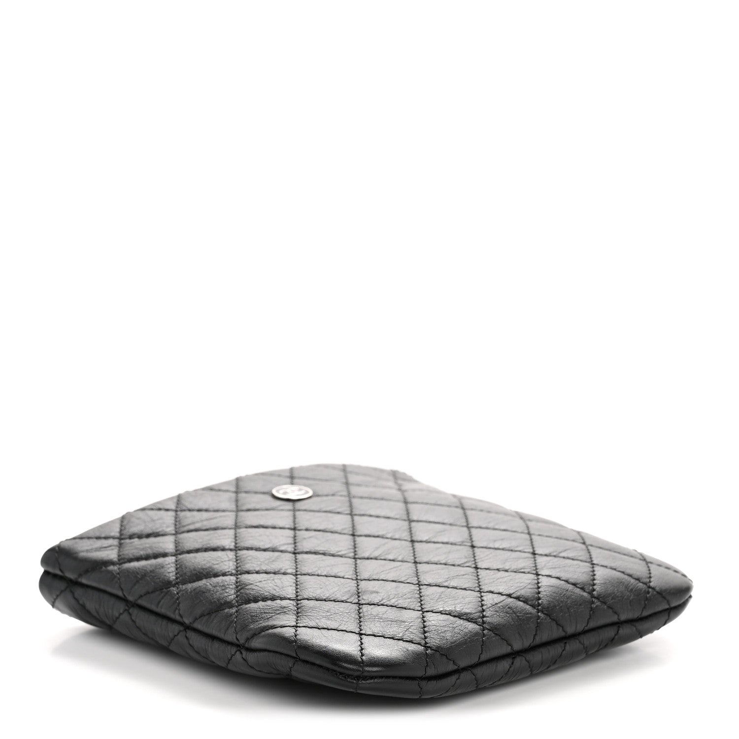 Chanel Aged Calfskin Quilted Crossbody Bag Black 4 of 14