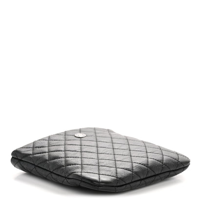 Chanel Aged Calfskin Quilted Crossbody Bag Black 4 of 14