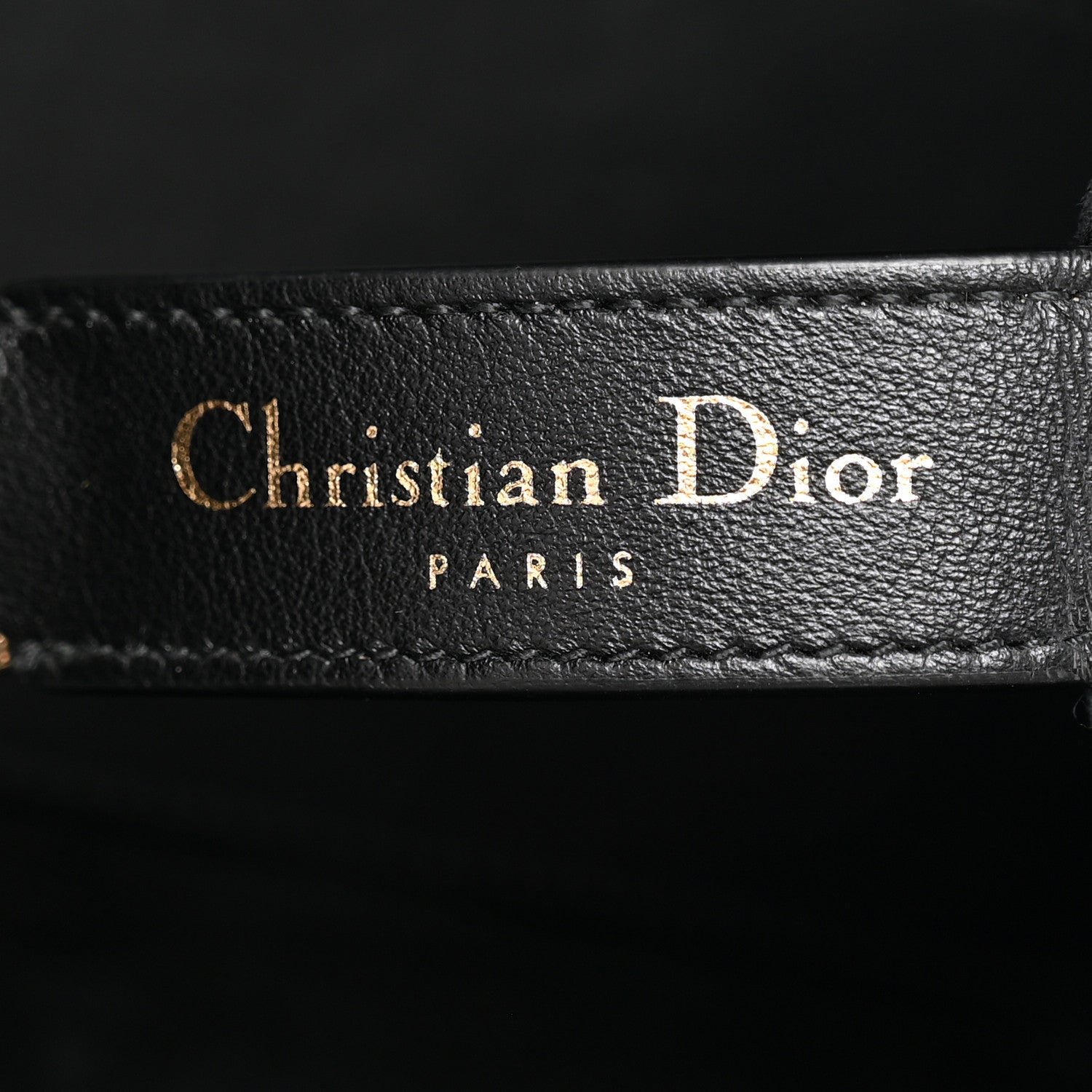 Christian Dior Calfskin Tweed Cannage Medium Toujours Black White