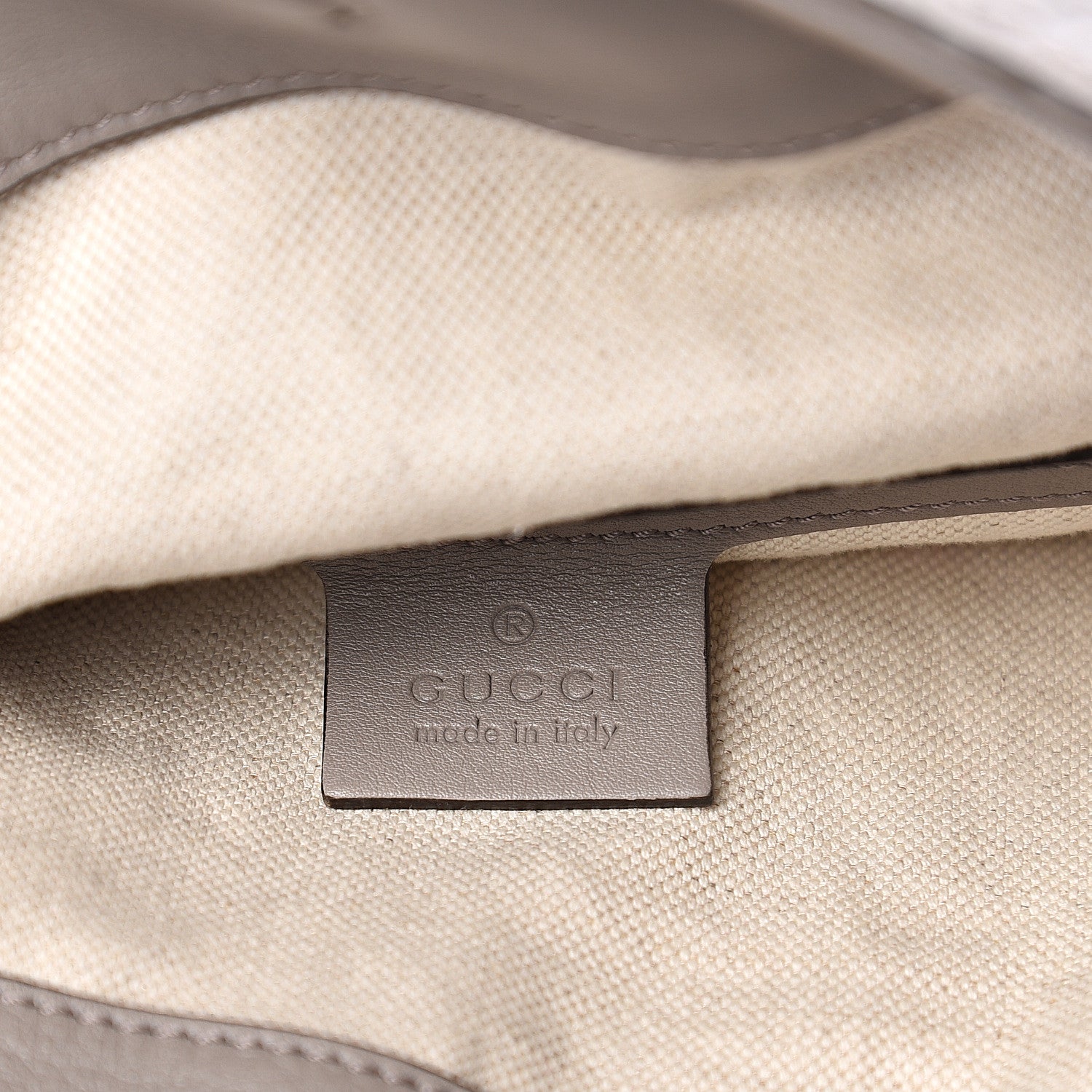 Gucci Guccissima Medium Bree Foldover Tote Nude 5 of 9