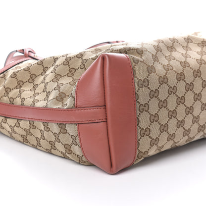 Gucci Monogram Medium Craft Tote Coral 6 of 8