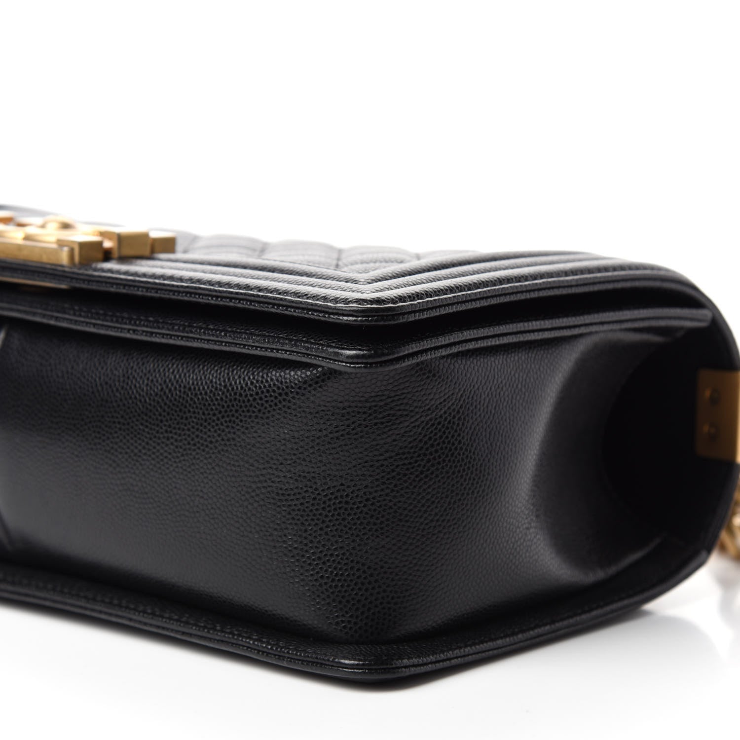 Chanel Caviar Quilted Medium Boy Flap Black 7 of 11