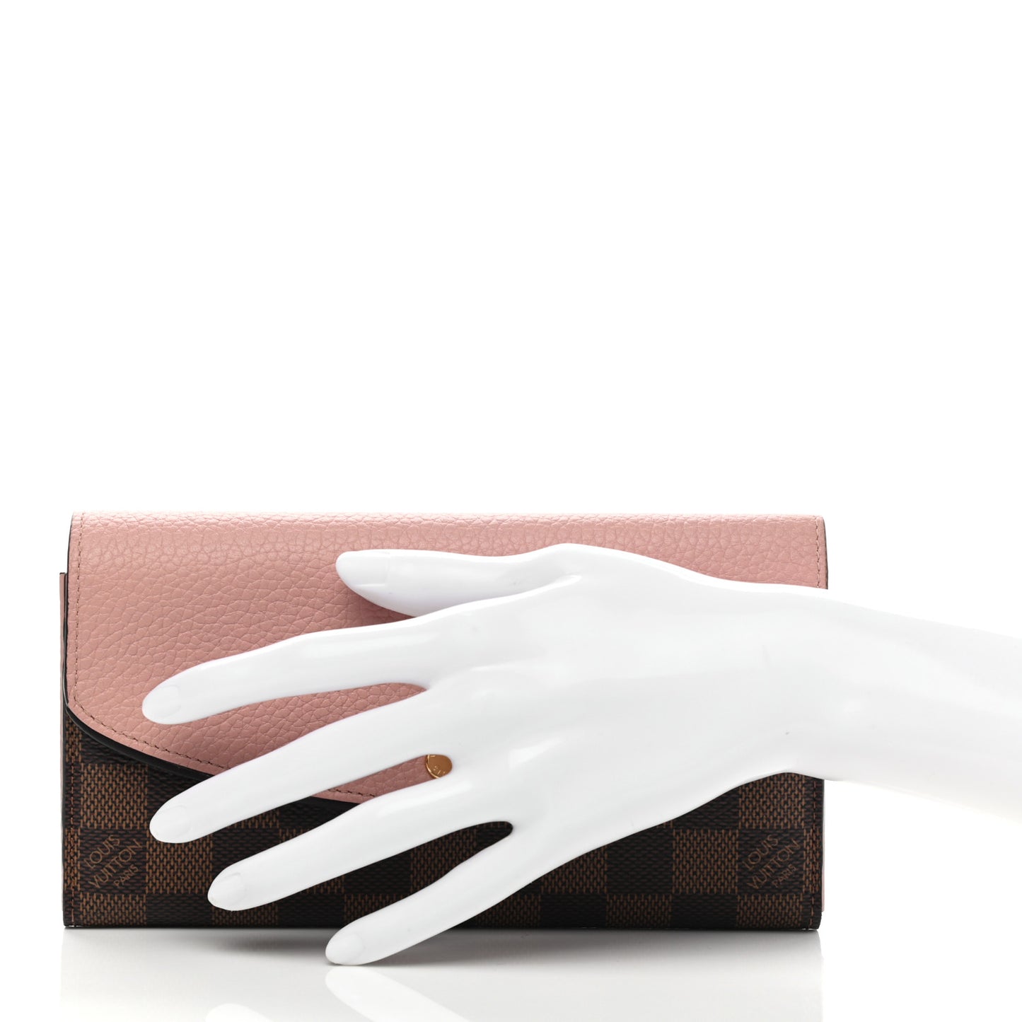 Damier Ebene Normandy Wallet Magnolia