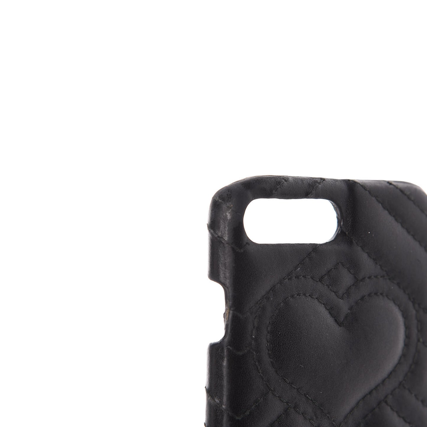 Calfskin Matelasse Marmont iPhone 7 Plus Case Black