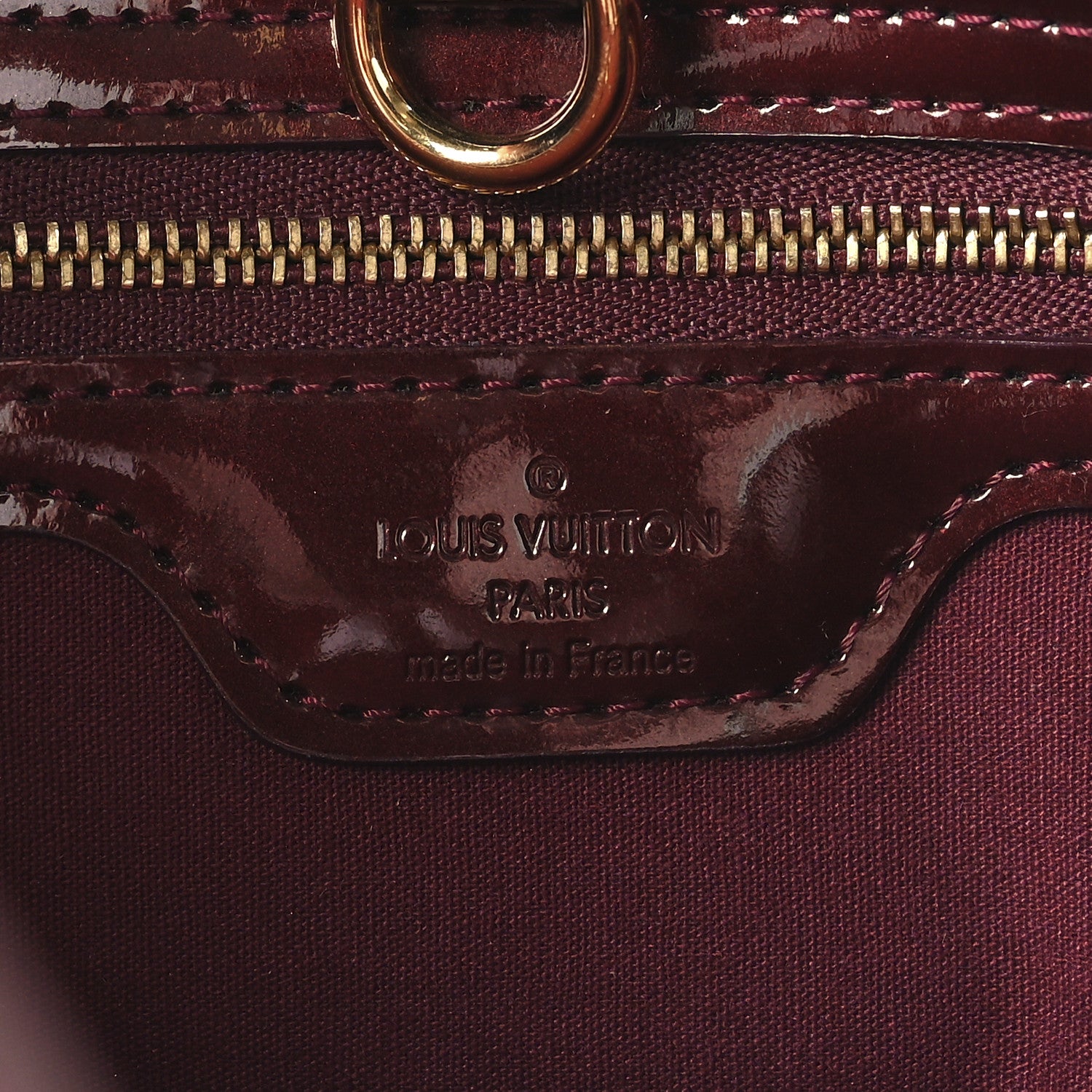Louis Vuitton Vernis Wilshire PM Amarante 6 of 12
