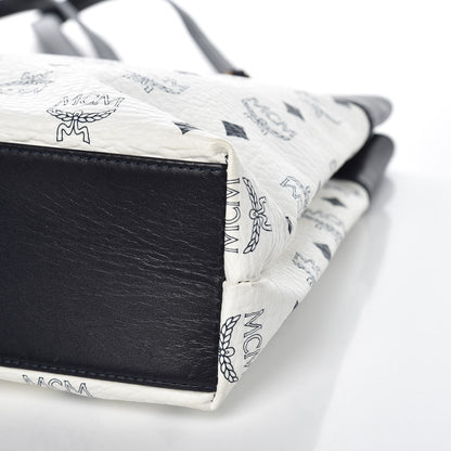 MCM Visetos Shoulder Bag White 9 of 10