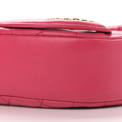 Chanel Lambskin Quilted Coco Midnight Camera Case Pink 9 of 13