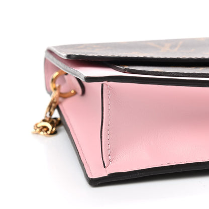 Louis Vuitton Monogram Flore Chain Wallet Rose Ballerine 8 of 9