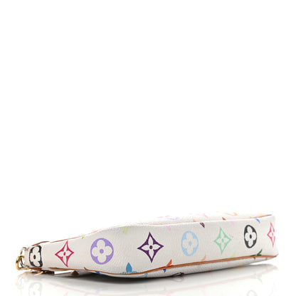 Louis Vuitton Monogram Multicolor Pochette Accessories White 3 of 7
