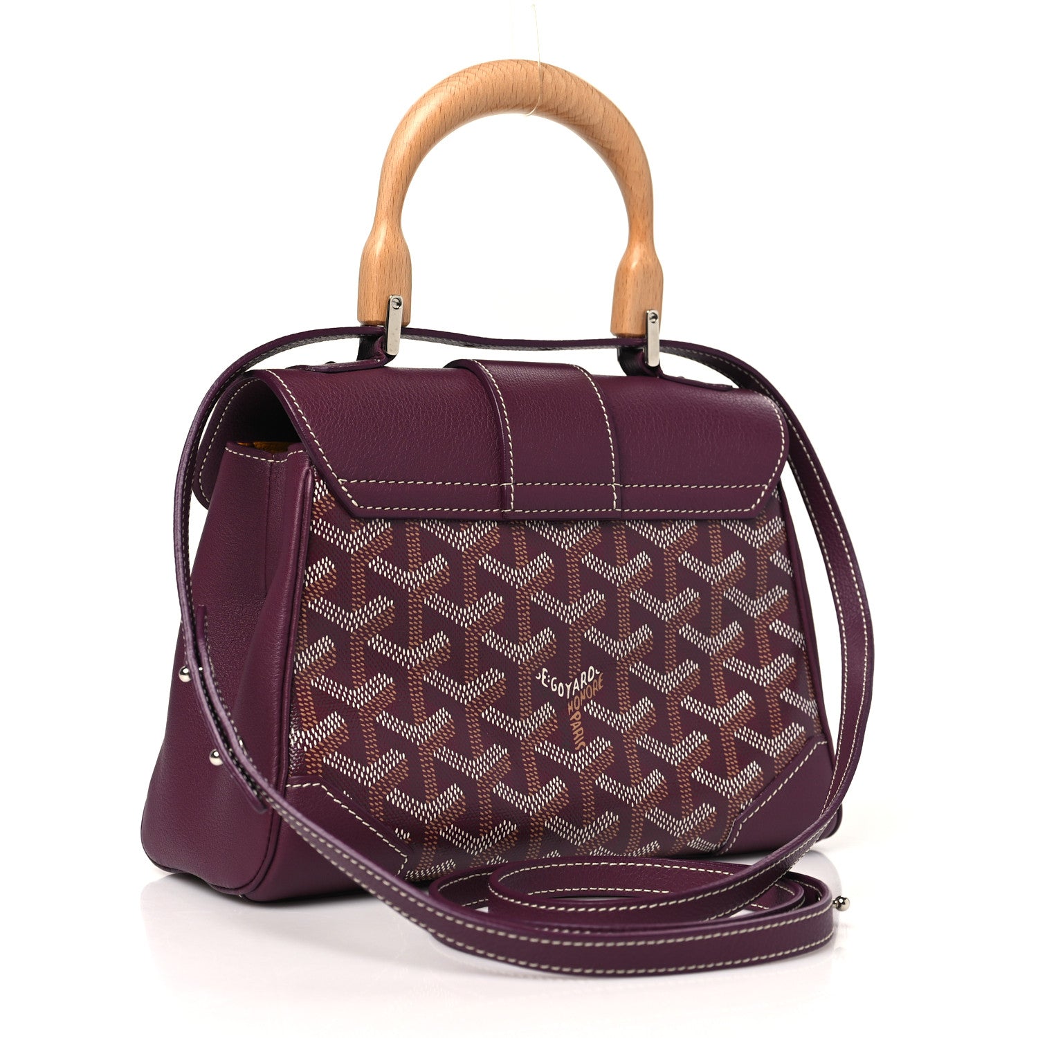 Goyard Goyardine Mini Saigon Burgundy 3 of 10