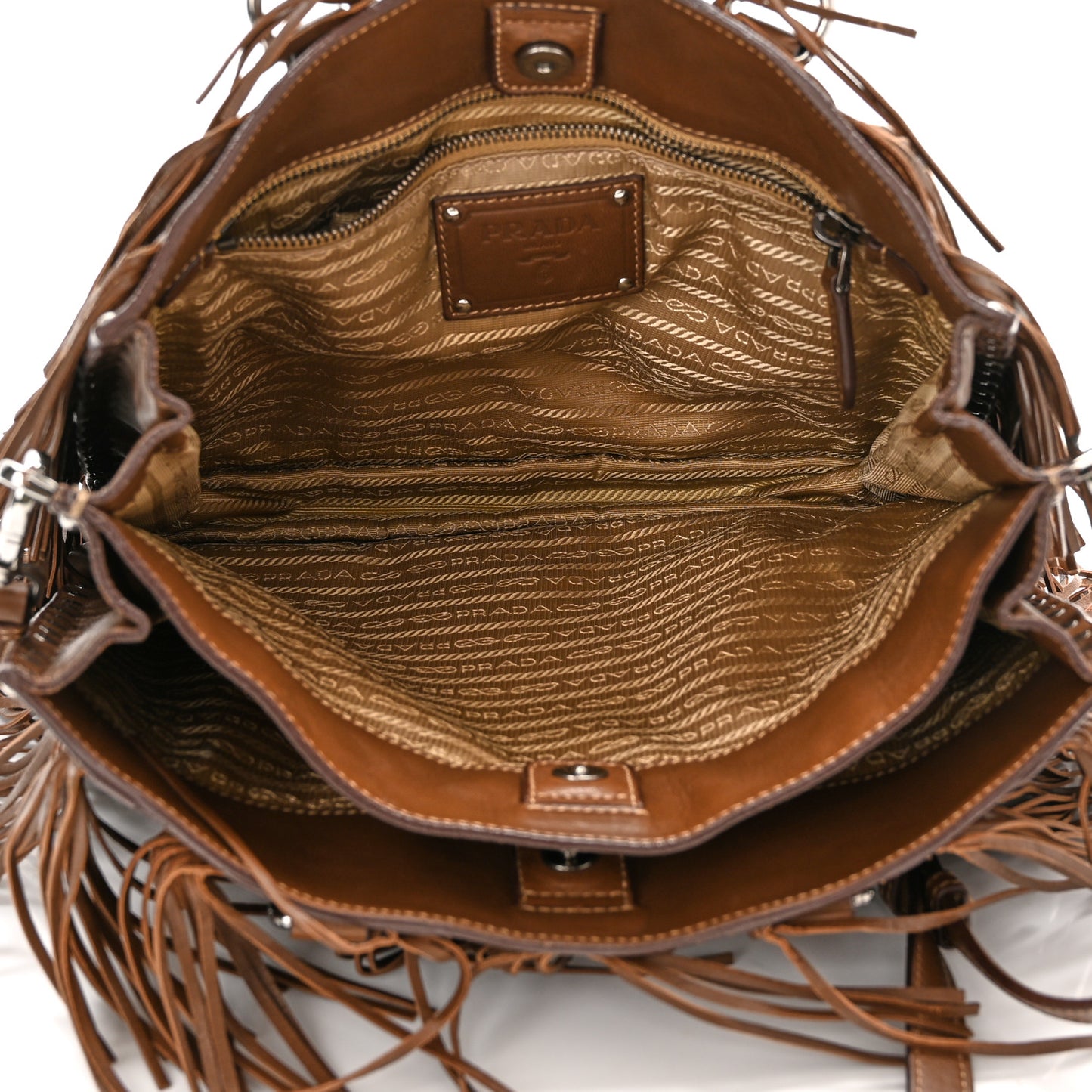 Nappa Fringe Shopping Tote Noce