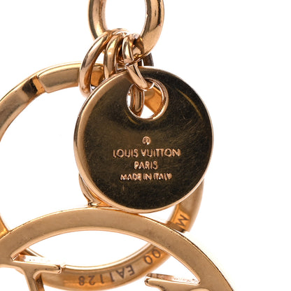 Louis Vuitton LV Circle Bag Charm Key Holder Gold 3 of 4