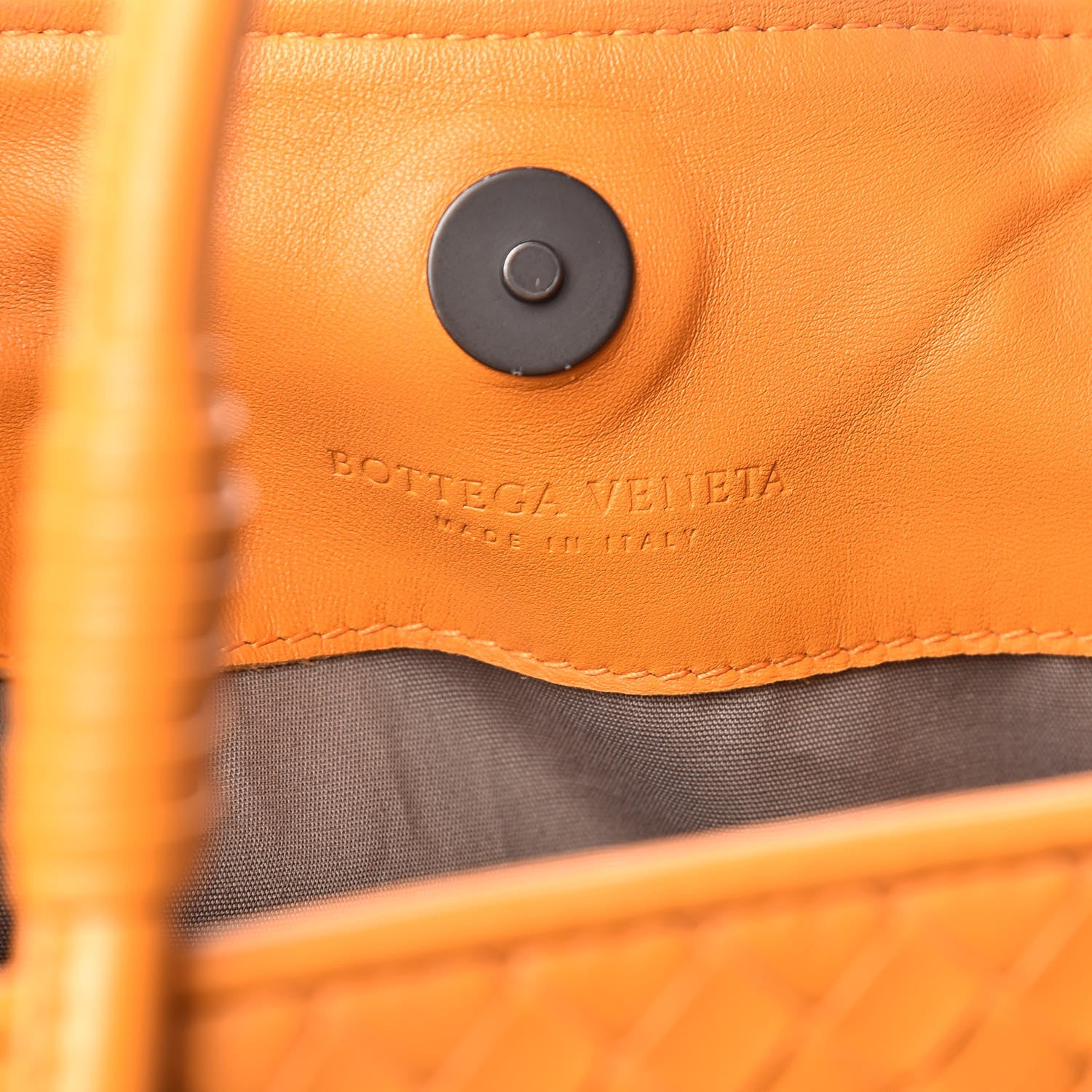 Bottega Veneta Nappa Intrecciato Woven Tote Tangerine 6 of 13