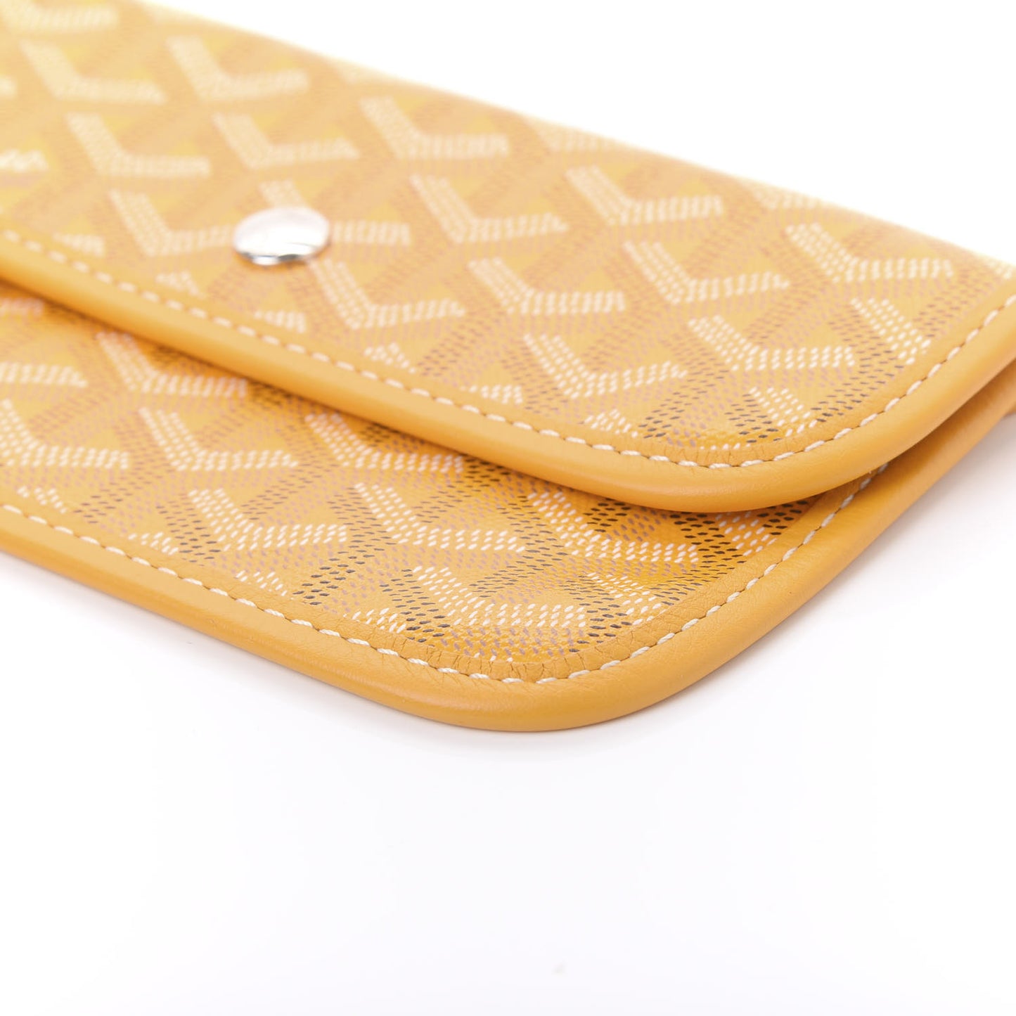 Goyardine Pouch Yellow