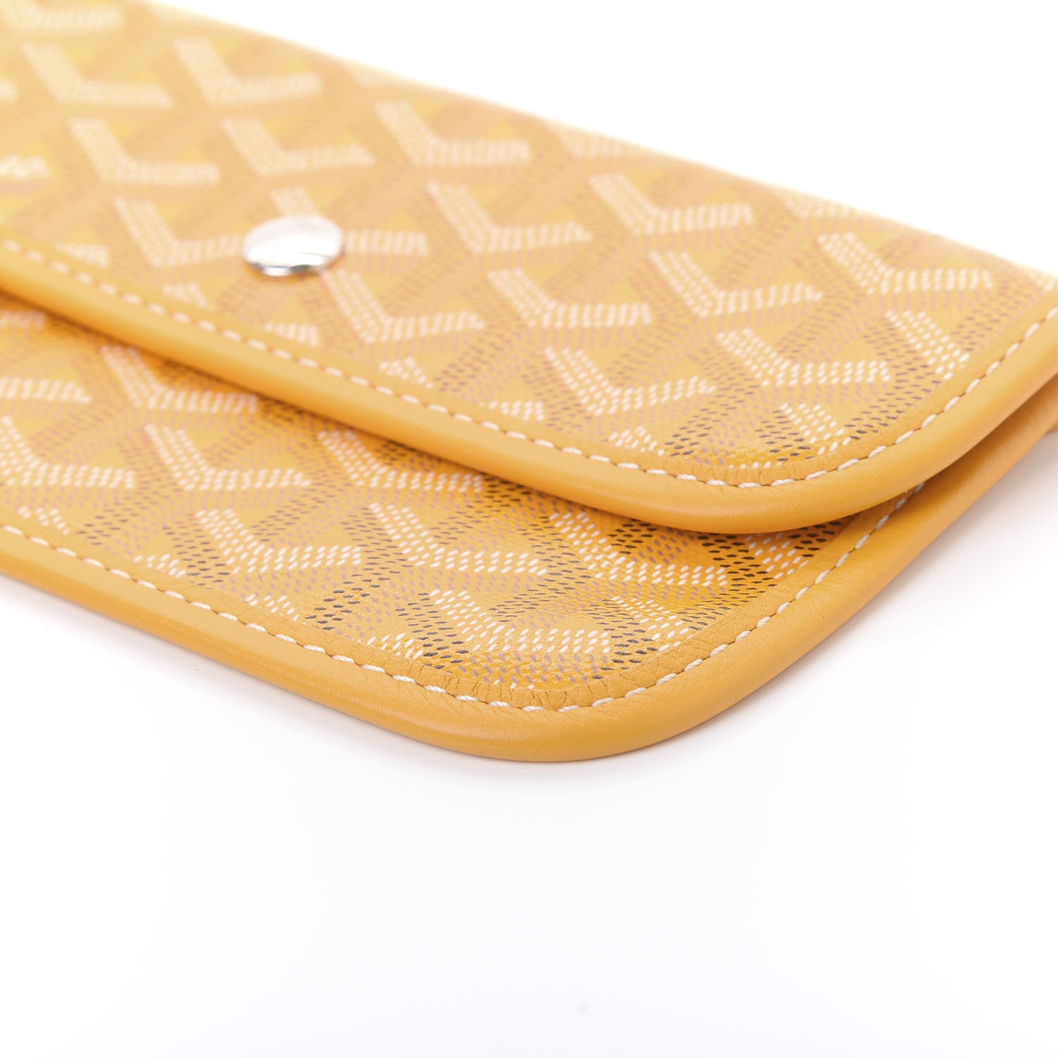 Goyard Goyardine Pouch Yellow 7 of 9