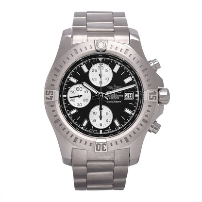 Breitling Stainless Steel 44mm Colt Chronograph Automatic Watch Black A13388 1 of 7