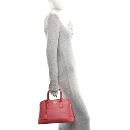 Prada Saffiano Lux Medium Promenade Tote Peonia 2 of 11