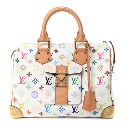 Louis Vuitton Monogram Multicolor Speedy 30 White 1 of 8