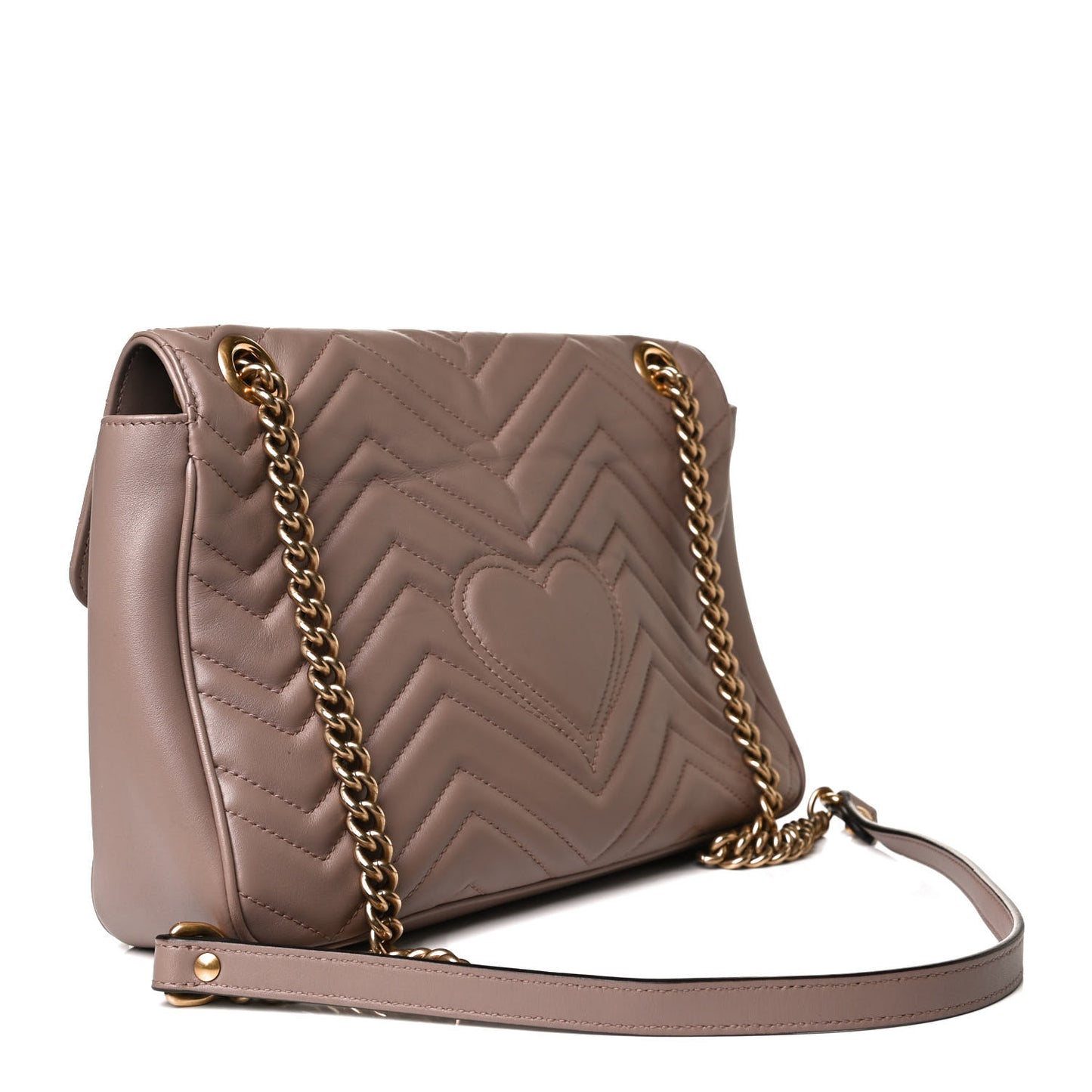 Calfskin Matelasse Medium GG Marmont Shoulder Bag Porcelain Rose