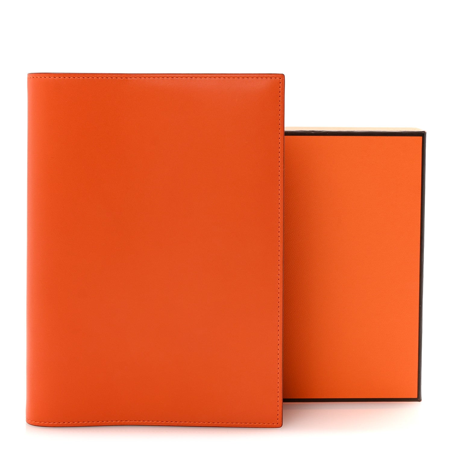 Hermes Chamonix Globe Trotter Agenda PM Cover Orange 7 of 7