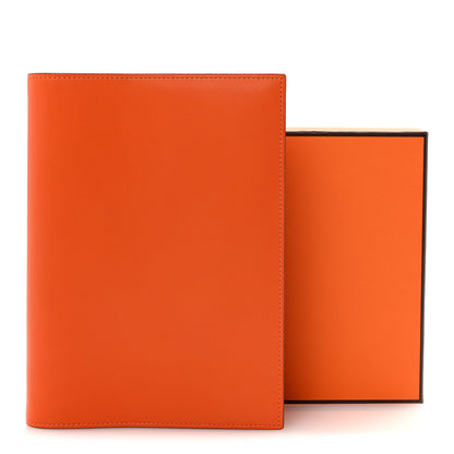 Hermes Chamonix Globe Trotter Agenda PM Cover Orange 7 of 7