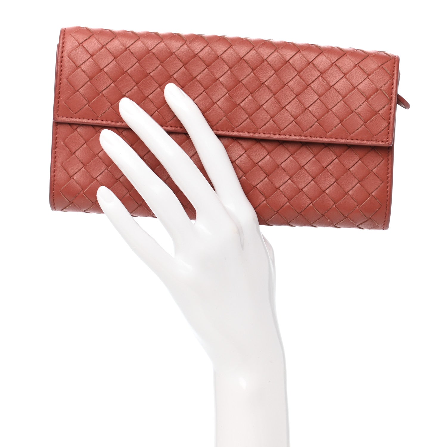Bottega Veneta Nappa Intrecciato Continental Wallet Pompei 2 of 8