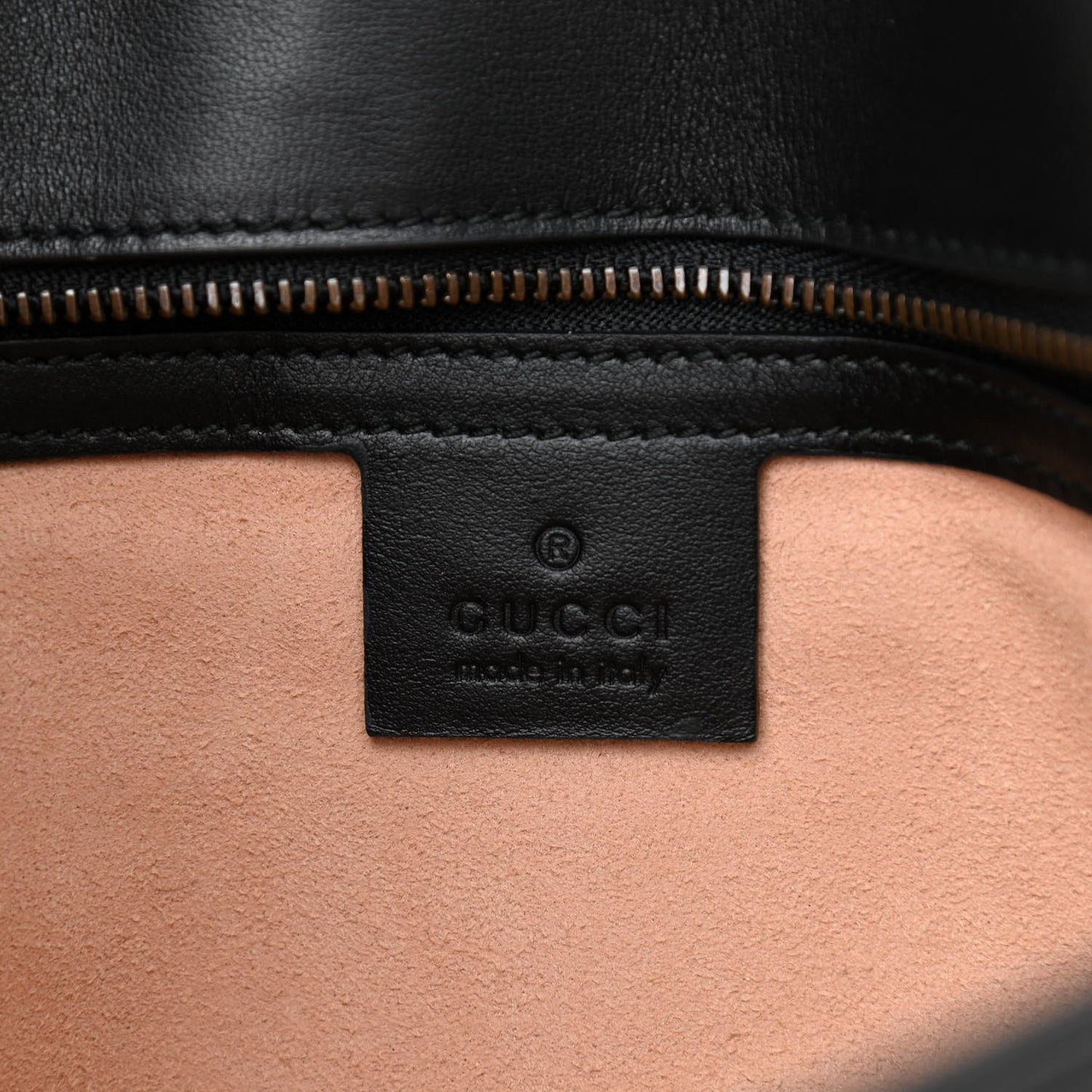 Calfskin Matelasse Small GG Marmont Shoulder Bag Black