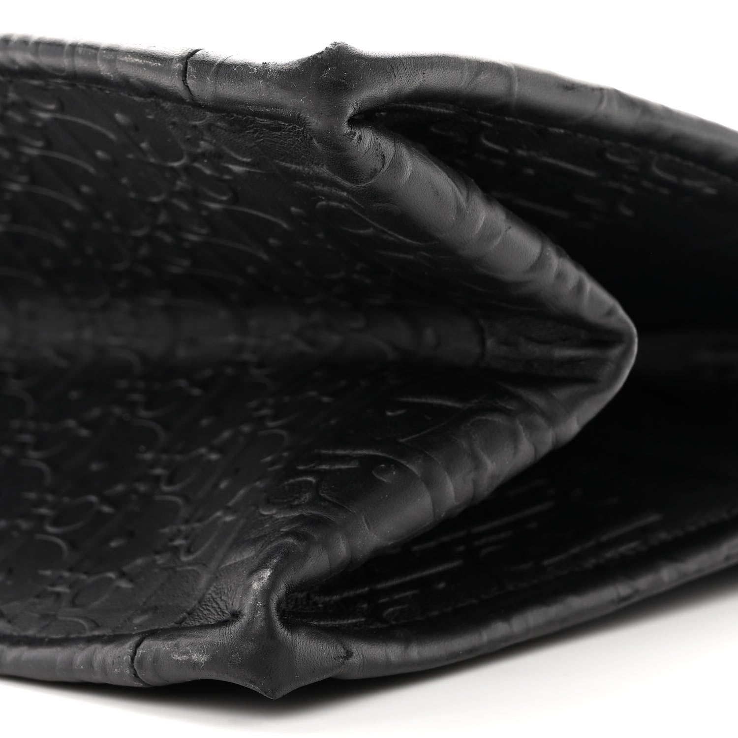 Christian Dior Oblique Calfskin Embossed Large Book Tote Black 10 of 16