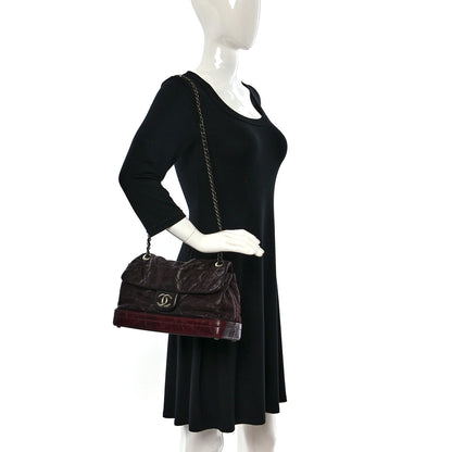 Chanel Iridescent Calfskin Quilted VIP Flap Bordeaux 2 of 10