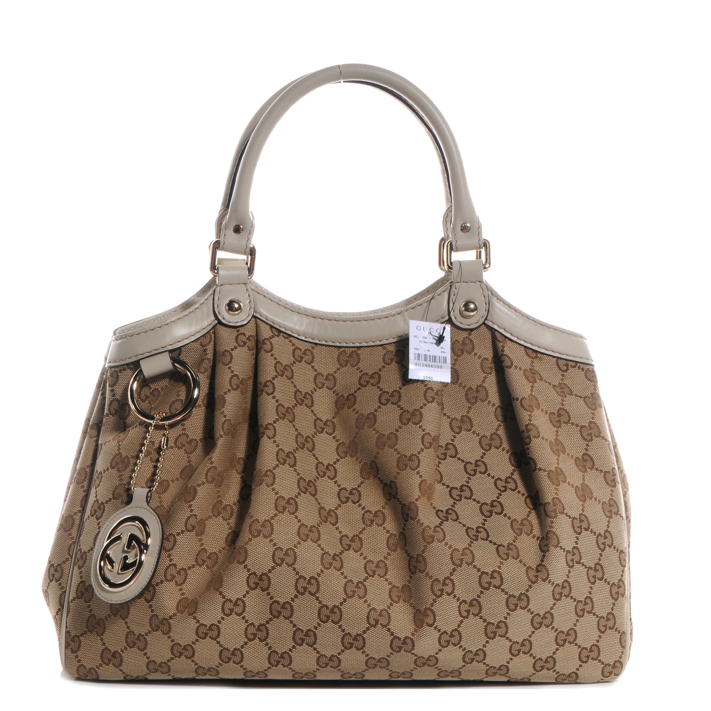 Monogram Medium Sukey Tote Off White