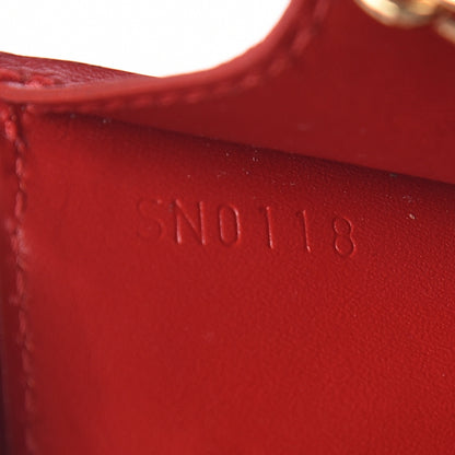 Louis Vuitton Vernis Key Pouch NM Cherry 7 of 8