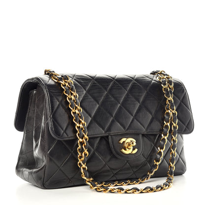 Chanel Lambskin Quilted Medium Double Sided Flap Black 3 of 18