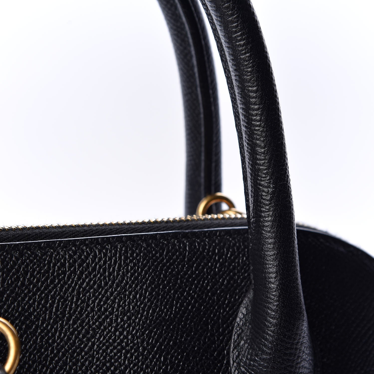 Balenciaga Signature Grained Calfskin Logo S Ville Top Handle Bag Black 7 of 10
