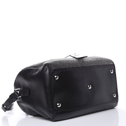 Saint Laurent Calfskin Studded Classic Duffle 6 Black 4 of 18