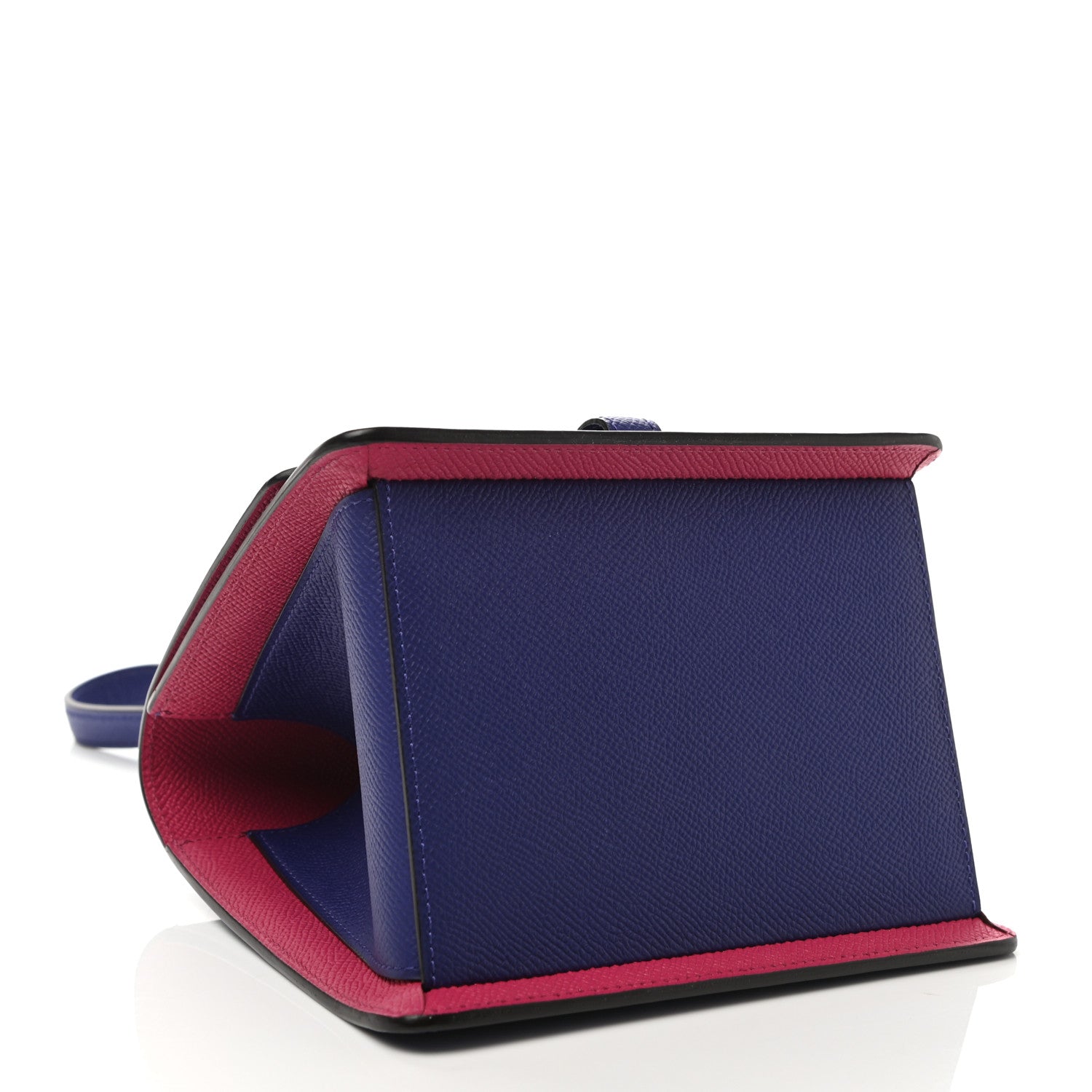 Moynat Carat Calfskin Madeleine Clutch Purple 3 of 5